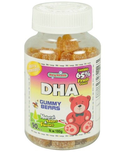 اوميغا 3 ( د هـ أ ) حلوى الدببة للأطفال 90 قطعة 180 غرام هولي هيلث