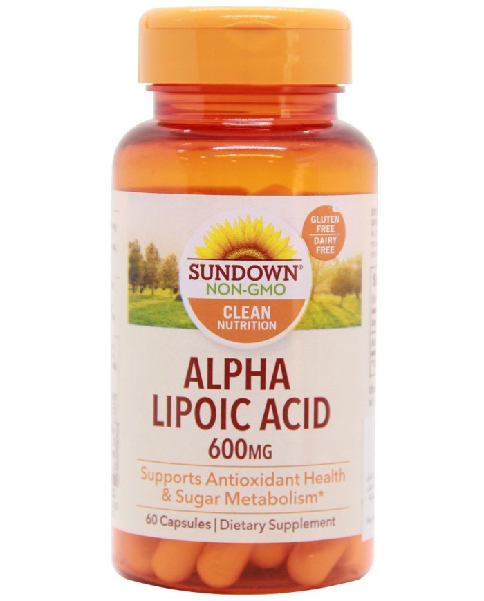Sundown Alpha Lipoic Acid 600 mg 60 Cap.