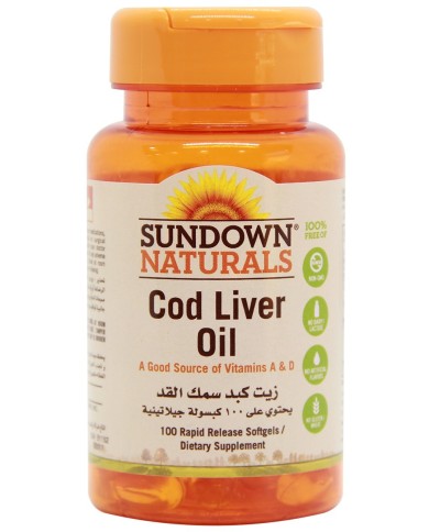 Cod Liver Oil 415 mg 100cap Sundown Naturals