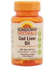Cod Liver Oil 415 mg 100cap Sundown Naturals