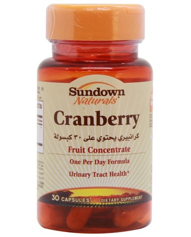 Cranberry 30cap Sundown Naturals