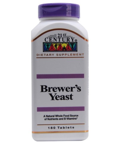 Brewers yeast 600 mg 180tab 21st century