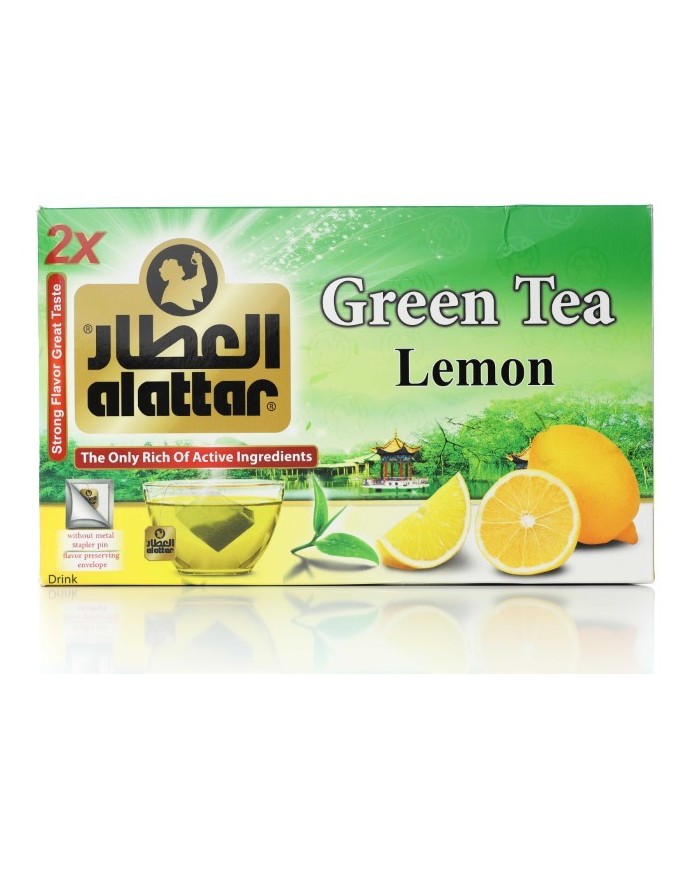 Green Tea With Lemon 100 bags Alattar