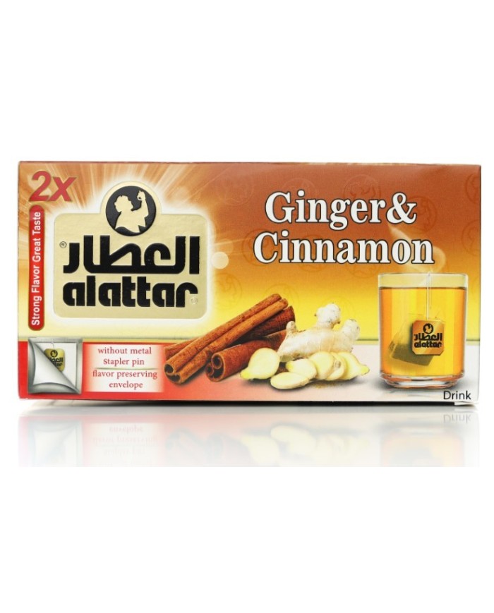 Ginger And Cinnamon Tea 20 Bags Alattar