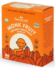 Monk Fruit Packets 40such SweetLeaf