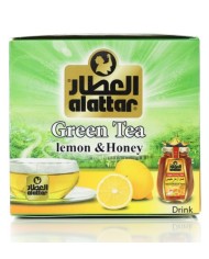 شاي اخضر بالليمون والعسل 20 كيس العطار