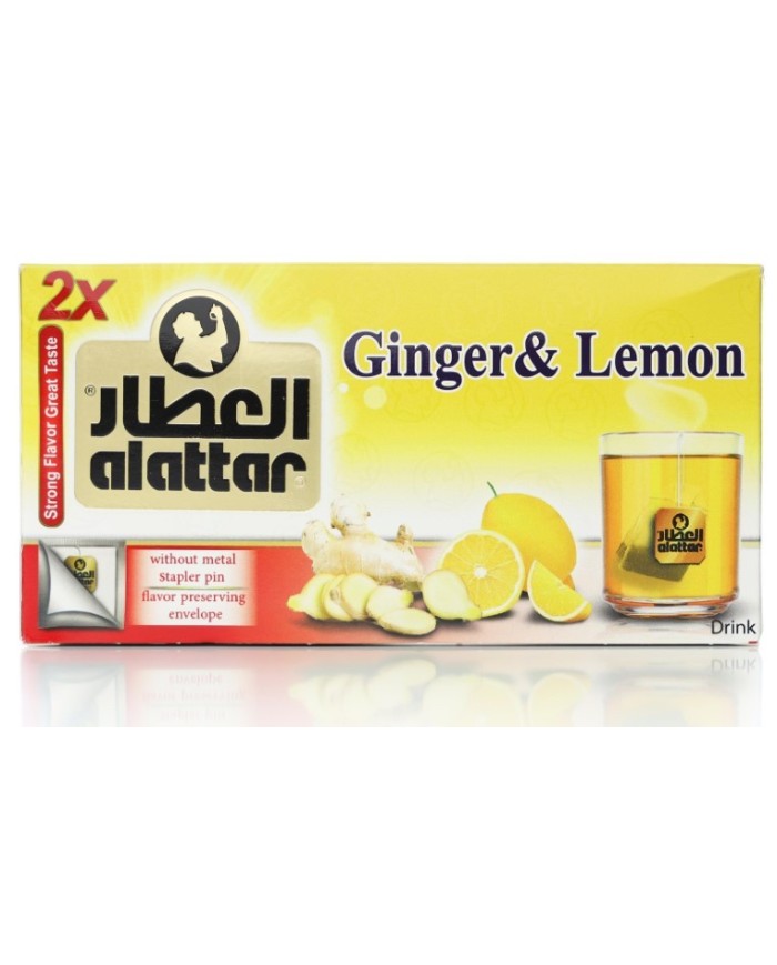 Ginger And Lemon Tea 20 Bags Alattar