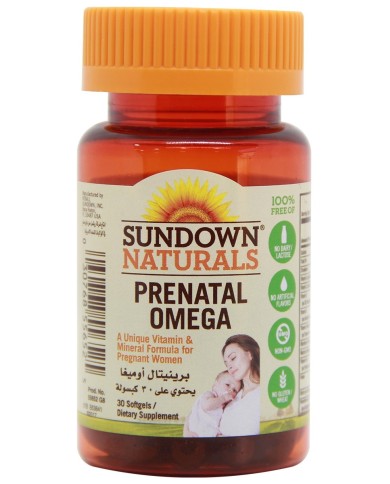Sundown Naturals Prenatal Omega 30cap