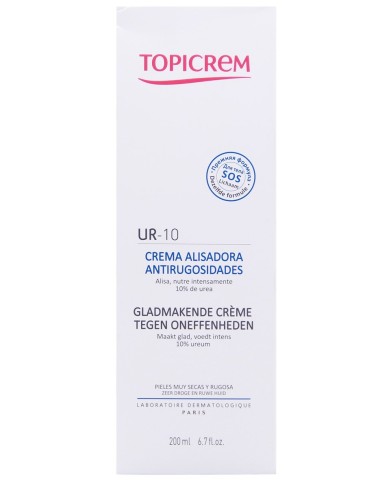 Topicrem UR 10 Anti- Roughness Smoothing Cream 200ml