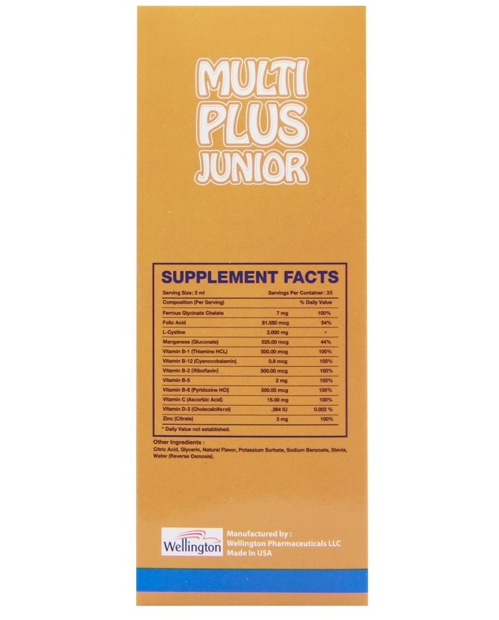 Wellington Multi PLus Junior Syrup 177ml