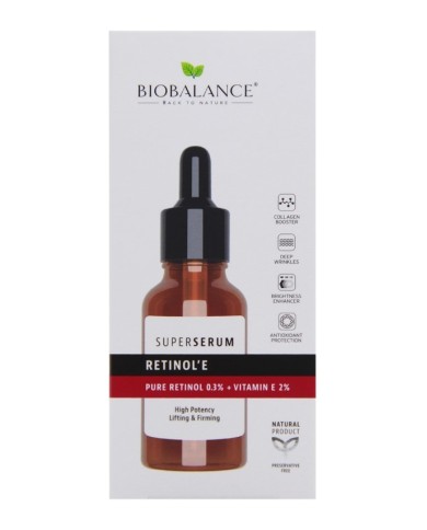 Retinole' E ( Pure Retinole and Vitamin E Serum ) 30ml Bio Balance