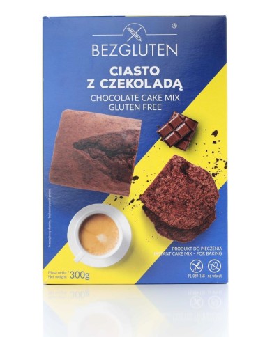 خليط الكيك بالشوكولا ( كعكة الشوكولاتة ) خالي من الجلوتين 300 غرام بيزجلوتين