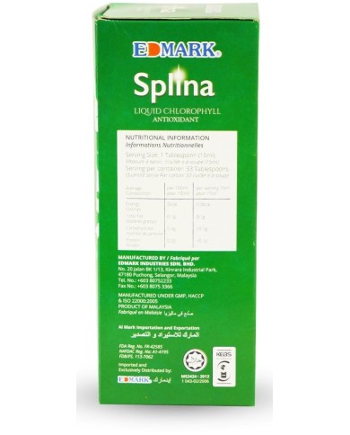 Splina Liquid Chlorophyll 500 ml Edmark