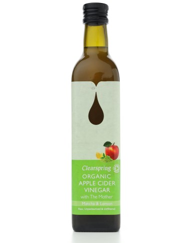 Apple Cider Vinegar Matcha and Lemon 500ml Clearspring