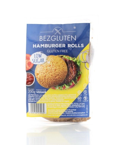 خبز اقراص برغر ( خبز الهمبرغر خالي من الجلوتين ) 200 غرام بيزجلوتين