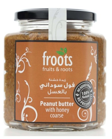 Coarse Peanut Butter With Honey 420gm Froots