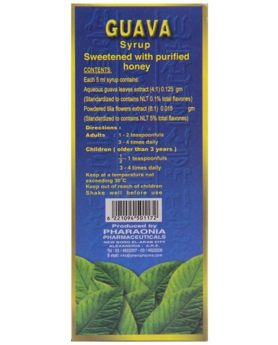 Pharo Pharma Guava Syrup 120ml