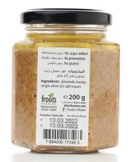 Almond Butter With Honey Coarse 200g Froots