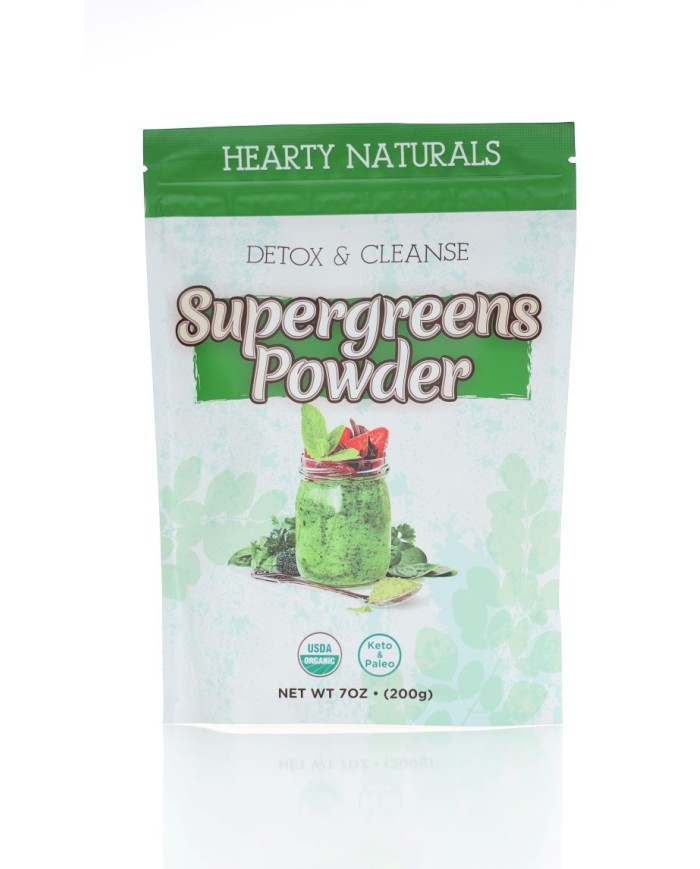 Super Greens Powder 200g Hearty Naturals