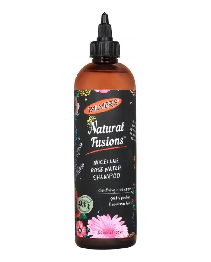 Natural Fusions Rose Water Cleanser Shampoo 350ml Palmer's