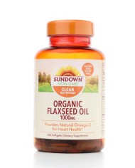 Flaxseed Oil 1000mg 100cap Sundown Naturals