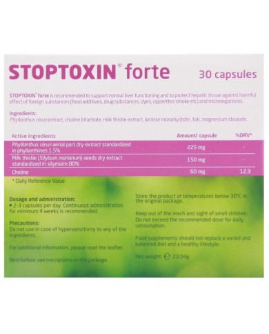 StopToxin Forte 30cap Fiterman Farma