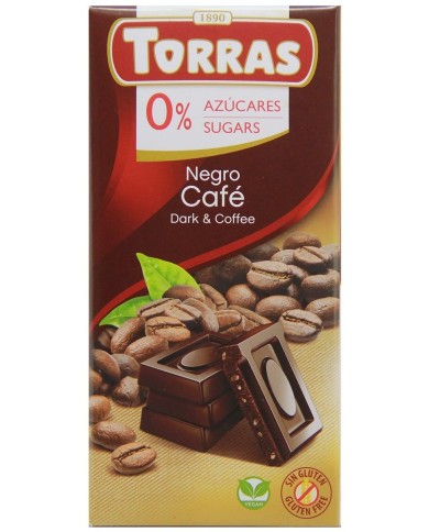 لوح شوكولا دارك مع القهوة 75 غرام توراس