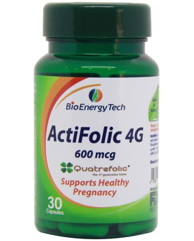 ActiFolic 4G 600mcg 30 capsules Bio Energy