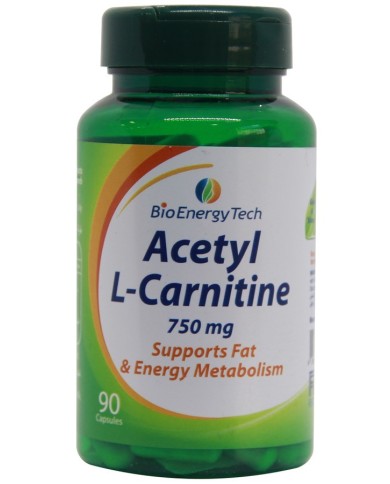 Acetyl L-Carnitine 750mg 90 Capsules Bio Energy