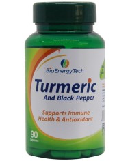 Bio Energy Turmeric and Black Pepper 90 Capsules