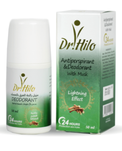 Antiperspirant and Deodorant with Musk 50ml Dr.Hilo