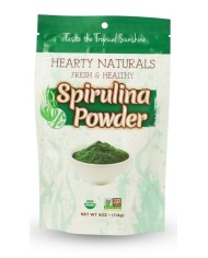 Organic Spirulina Powder 114g Hearty Naturals