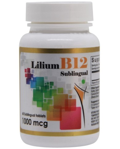 B12 Vitamin 1000mcg 60Tablets Lilium