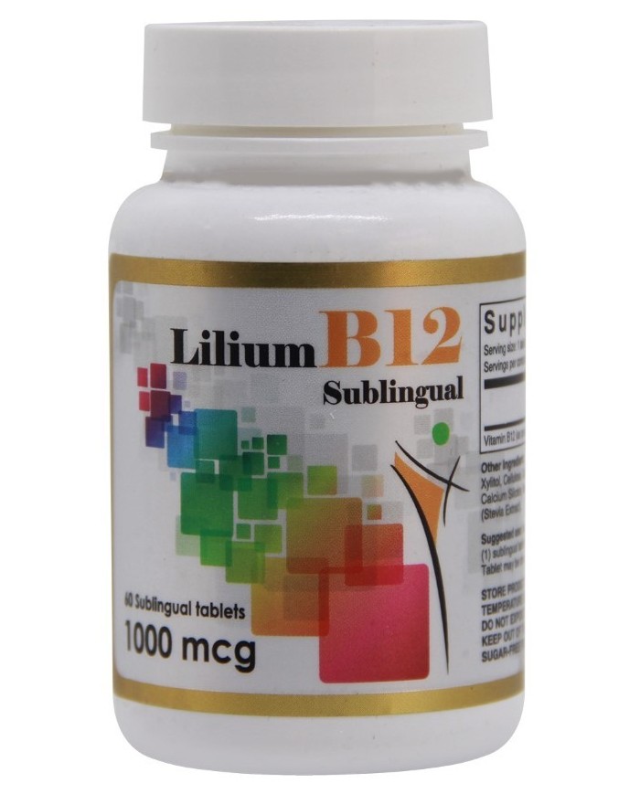 B12 Vitamin 1000mcg 60Tablets Lilium