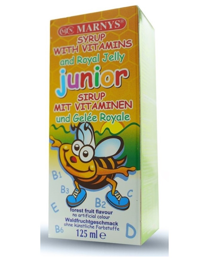 Junior Syrup with Vitamins and Royal Jelly 125ml Marnys