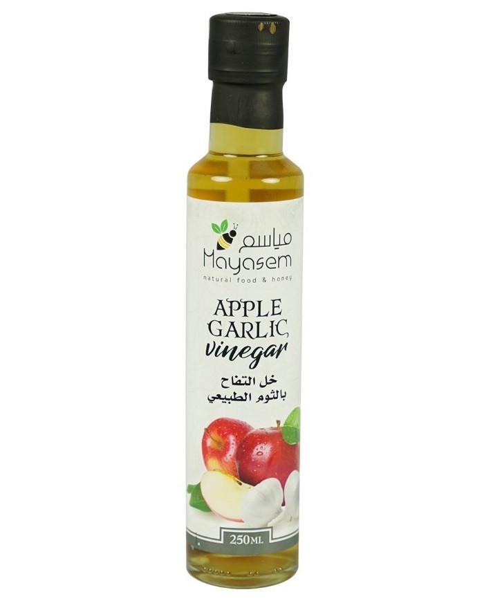 Apple Cider and garlic Vinegar 250ml Mayasem