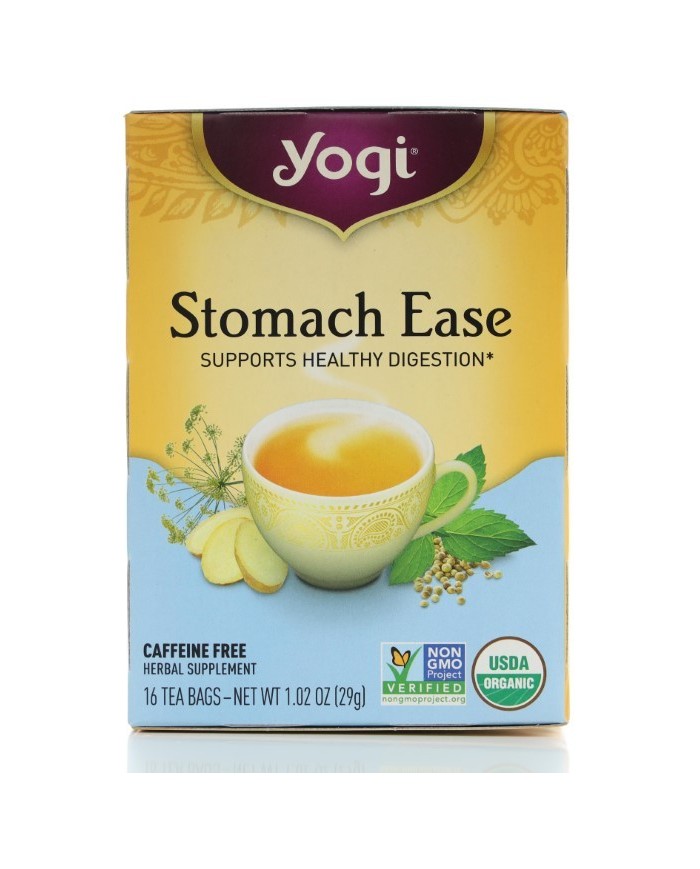 Stomach Ease Tea - 16 Tea Bags - Yogi Tea