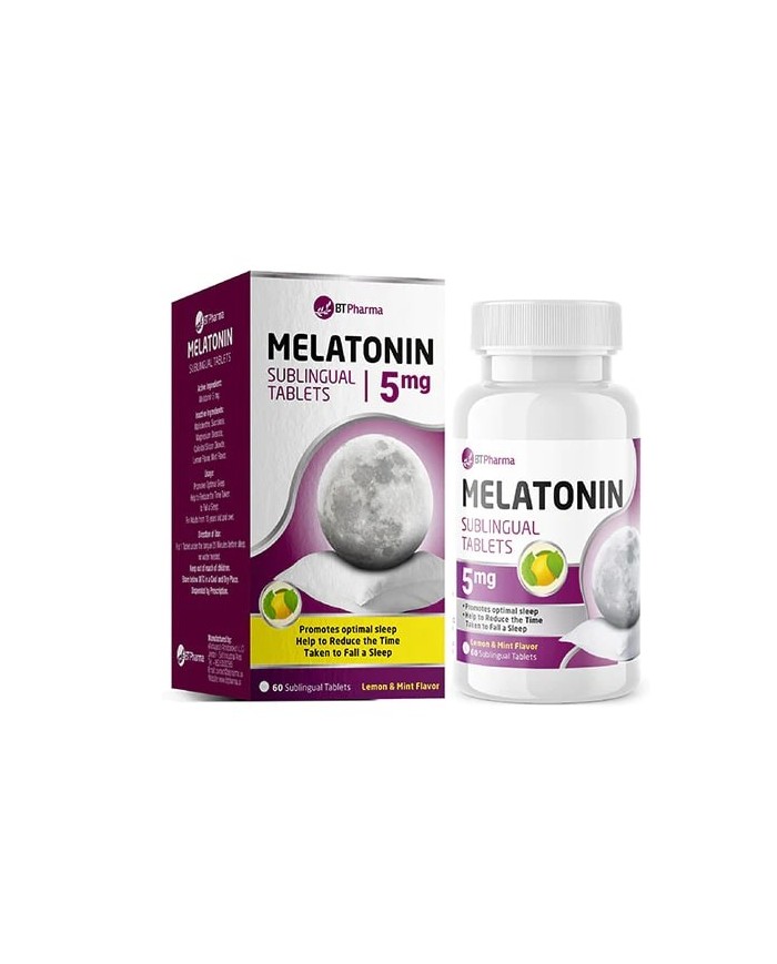 Melatonin 5mg 60S.L tab BTpharma
