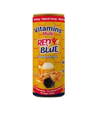مشروب فيتامين احمر وازرق ( ريد اند بلو ) 250 مل