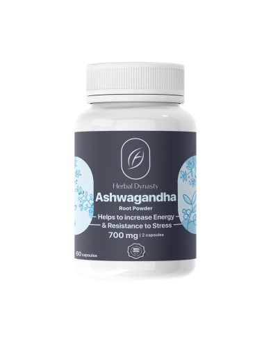 Ashwagandha Root 350mg 60cap Herbal Dynasty