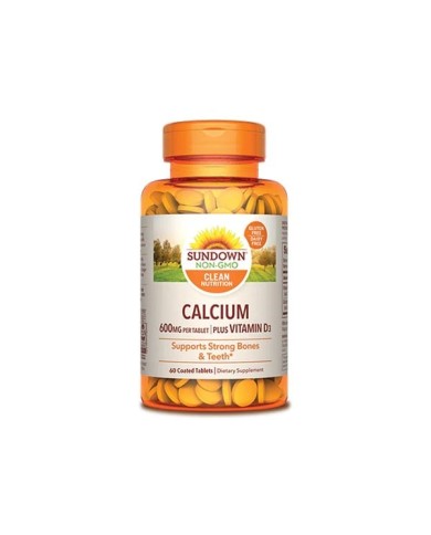 Calcium 600mg 60tab Sundown Naturals