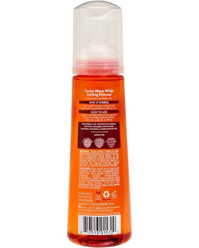 Wave Whip Curling Mousse 248ml Cantu