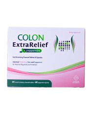 Colon Extra Relief 64 chew tab and 60 peppermint capsules
