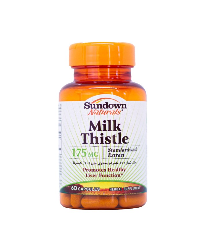 Sundown Naturals Milk Thistle 175mg 60 cap.