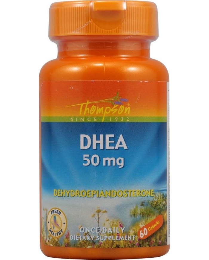 DHEA هرمون ديهيدرو ايبي اندروستيرون 50 ملغ 60 كبسولة ثومبسون