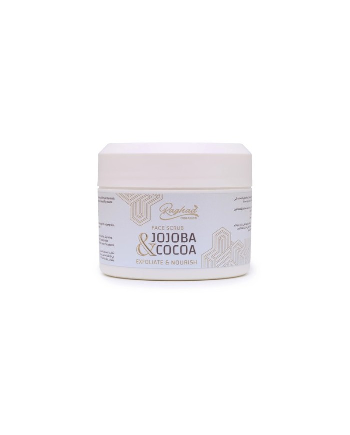 Face Scrub Jojoba and Cocoa 250ml Raghad Organics