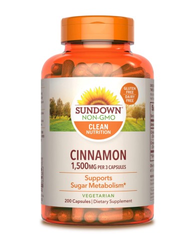 Cinnamon 1500 mg 200 caps Sundown Naturals