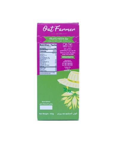 Fruits Fiesta Energy Bar 50g Oat Farmer