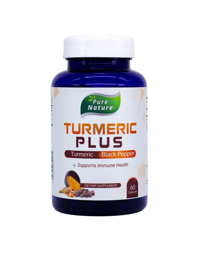 Turmeric plus 600mg 60caps Pure Nature